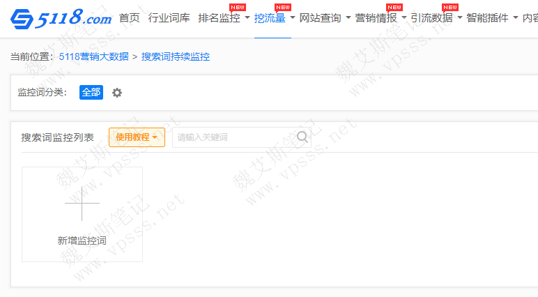 5118搜索词动态趋势分析
