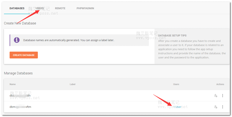 Siteground 新建数据库和用户名账号