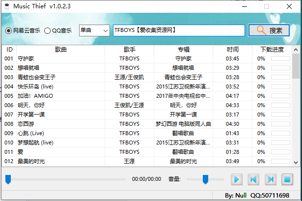 MusicThief 某音乐下载工具-Ferry资源网