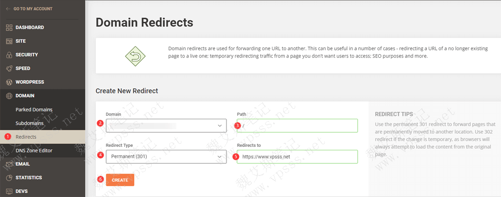Siteground域名重定向如何操作？-Ferry资源网