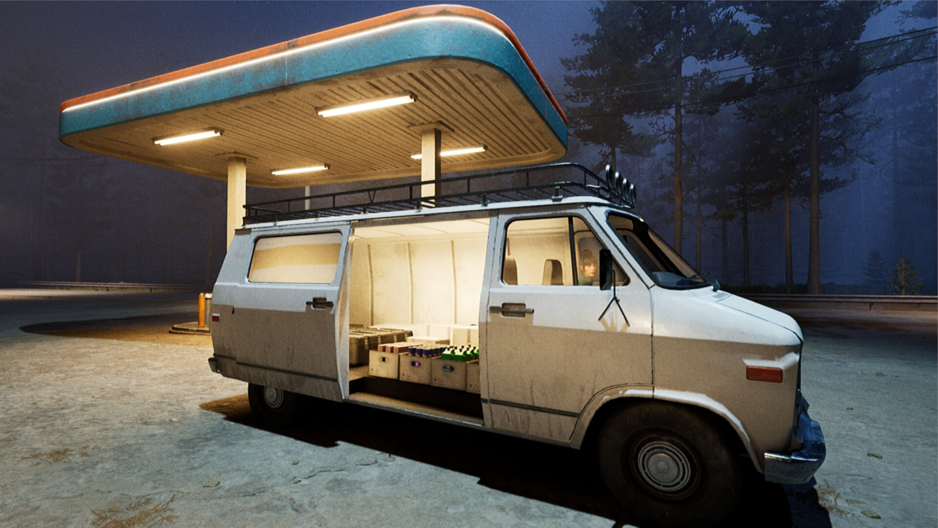 出口前：加油站/Before Exit: Gas Station-Ferry资源网