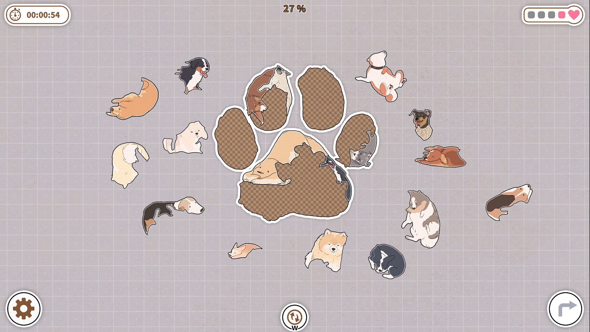 挤在一起的狗狗们/Dogs Huddled Together-Ferry资源网