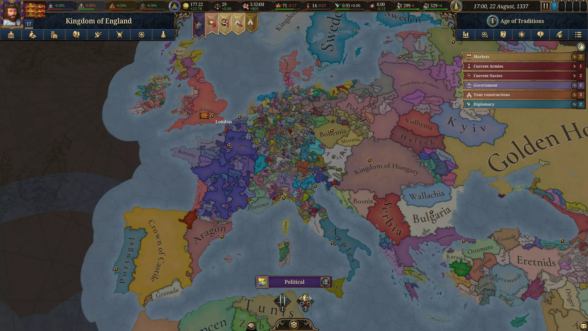 欧陆风云5/Europa Universalis V 版本更新 欧陆风云5/Europa Universalis V 版本更新