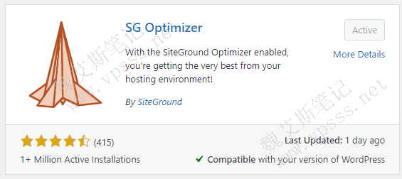 免费 SiteGround Optimizer插件适用于所有 WordPress网站-Ferry资源网