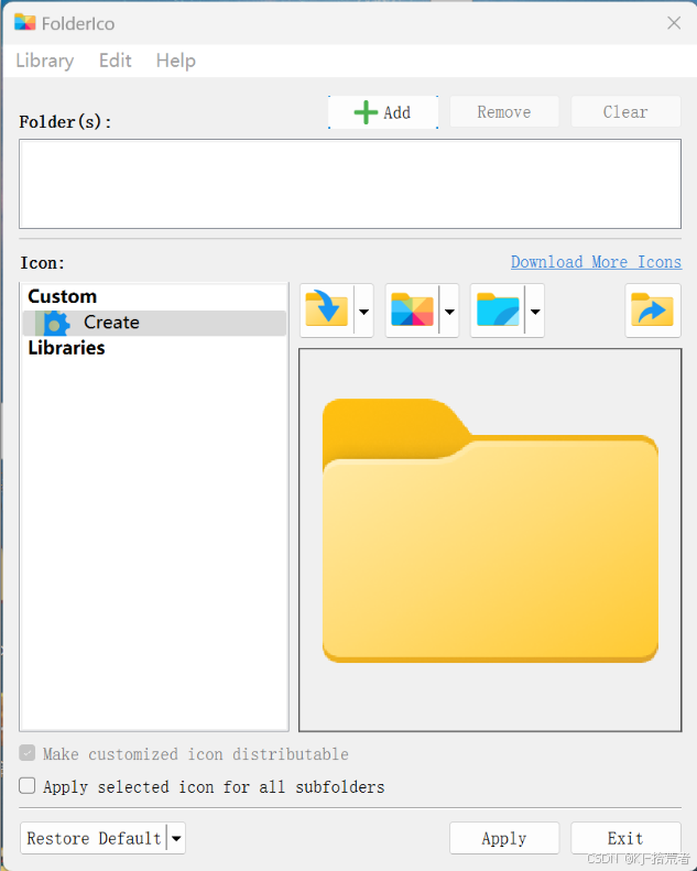 FolderIco文件夹颜色更改工具v8.1-Ferry资源网