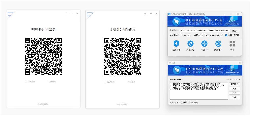 钉钉消息防撤回补丁PC版v5.8.1 多开+永不已读-趣奇资源网-第6张图片
