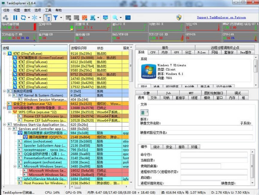 进程监控工具Task Explorer v1.7.1-Ferry资源网