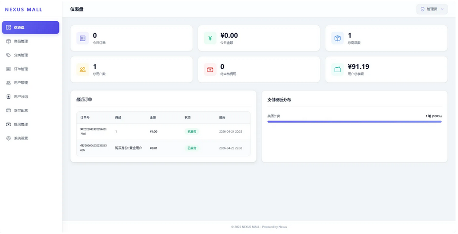 全新多平台电商代付商城源码-Ferry资源网