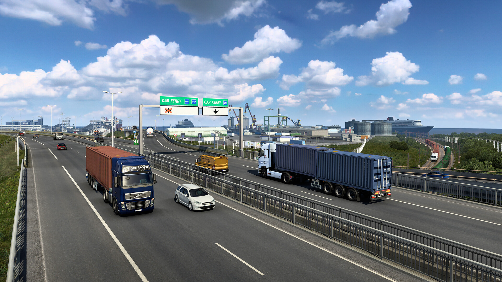 欧洲卡车模拟2/Euro Truck Simulator 2/支持网络联机
