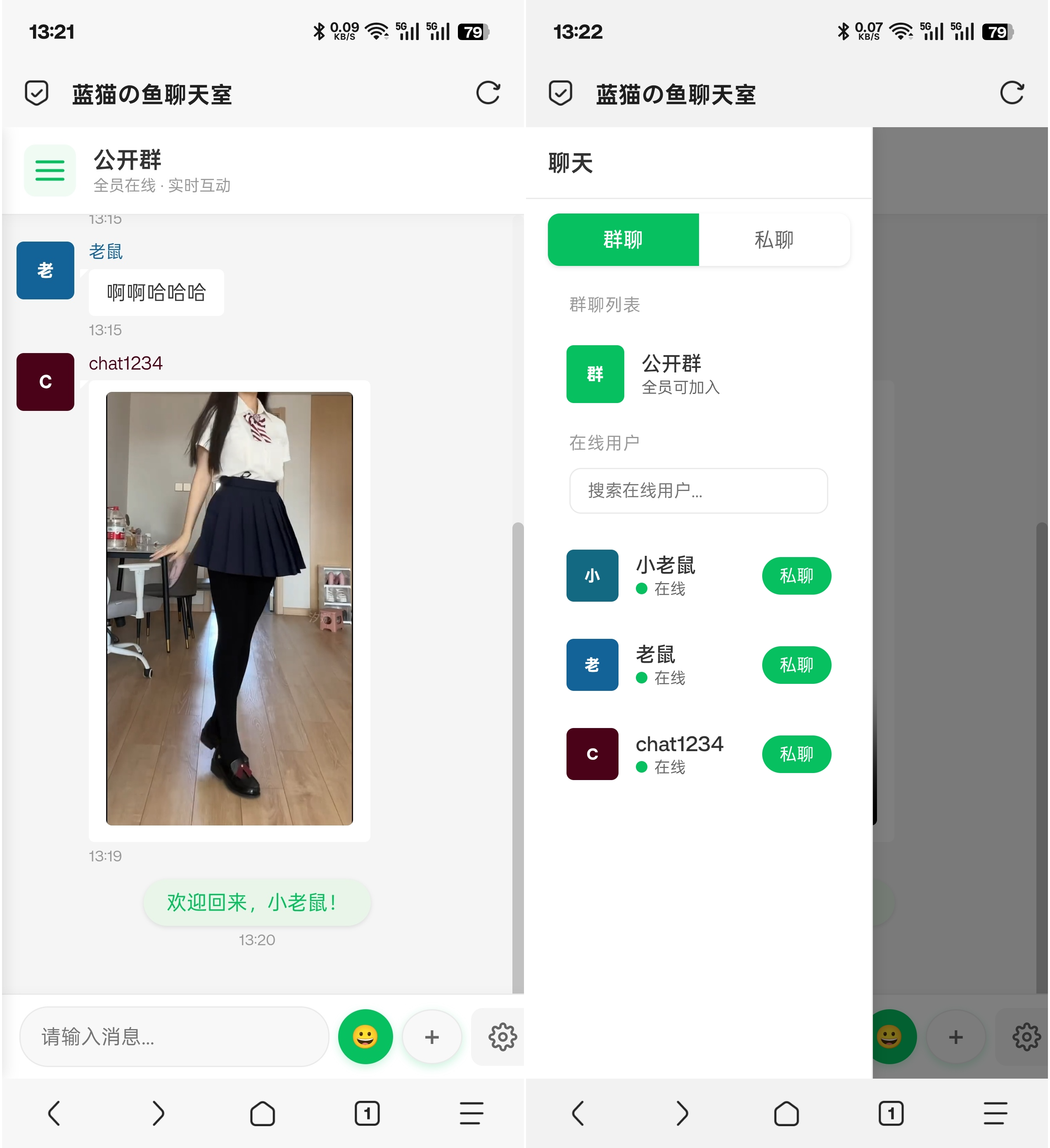 PHP实时消息聊天室源码 PHP+WebSocket-Ferry资源网