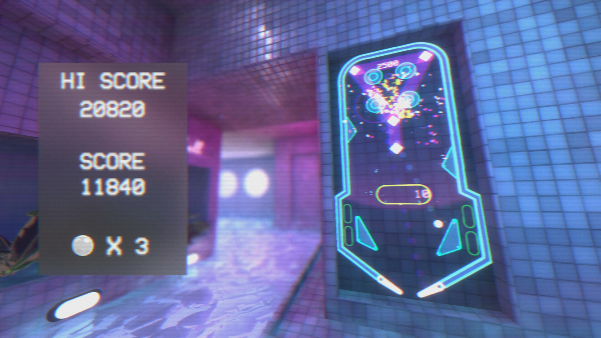 蒸汽波弹子球/Vaporwave Pinball-Ferry资源网