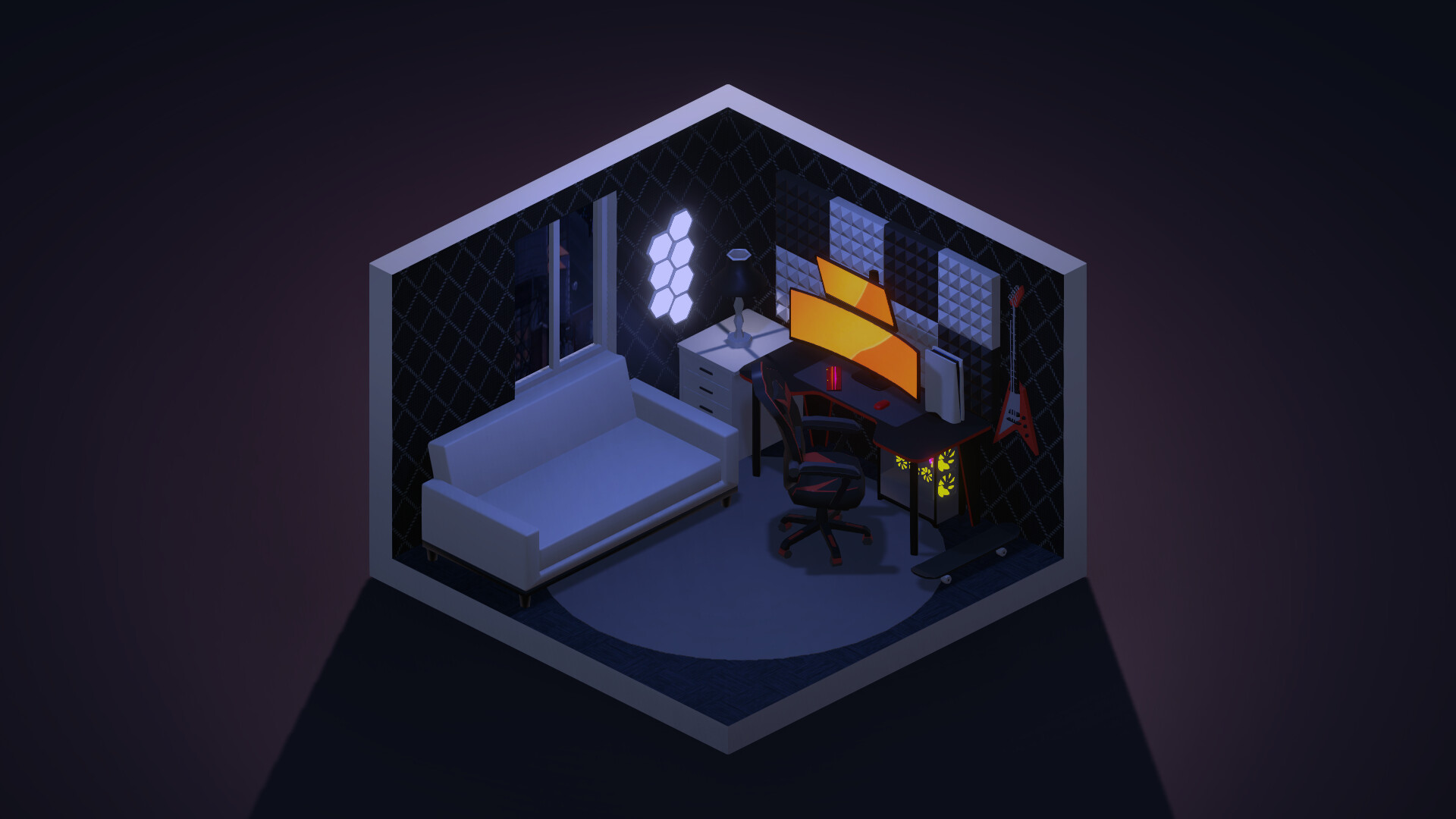 我的梦想卧室/My Dream Setup-Ferry资源网